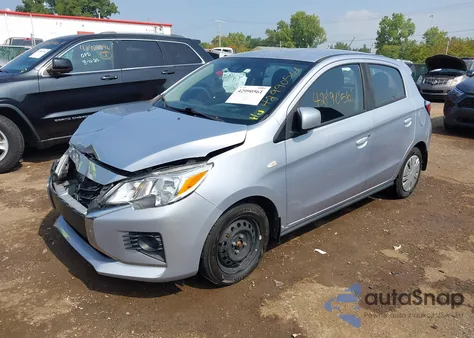 2022 Mitsubishi Mirage Es/Le z USA, uszkodzony, nr VIN ML32AUHJ6NH006875